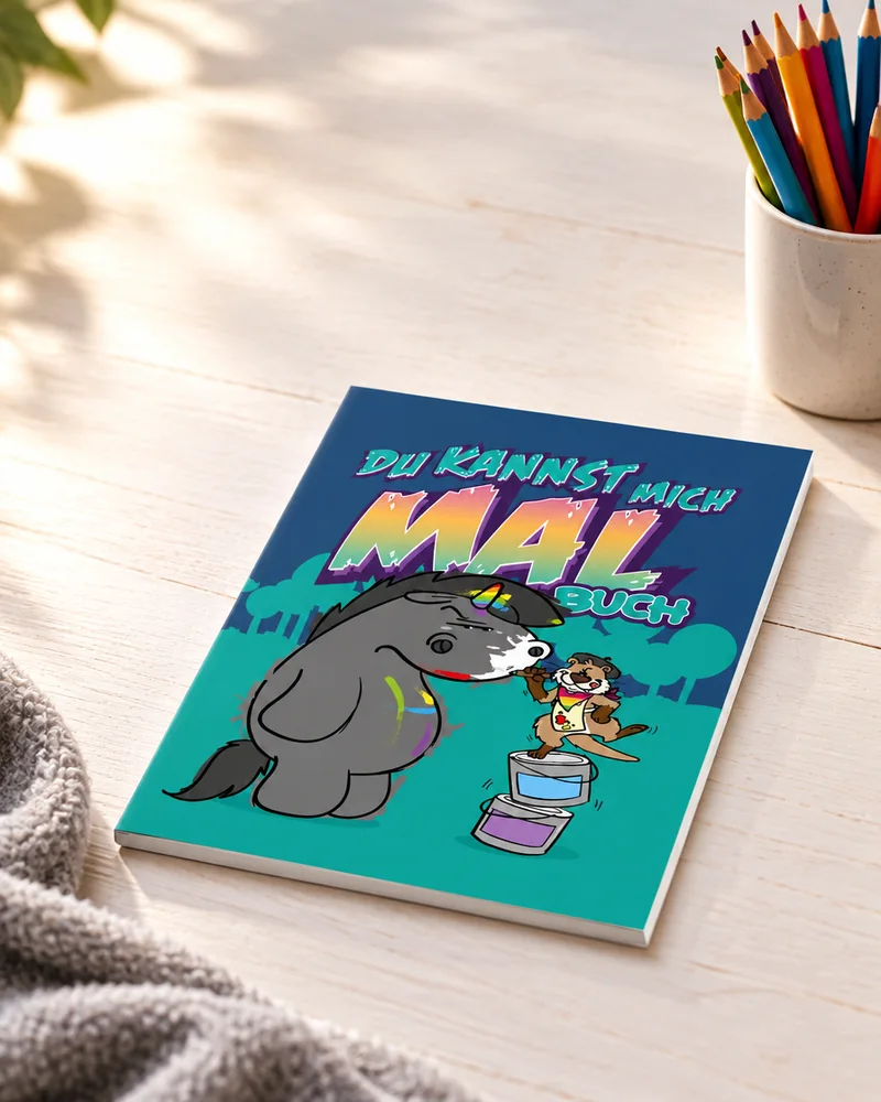 Einhorn Malbuch Nr. 002 – Grummeleinhorn